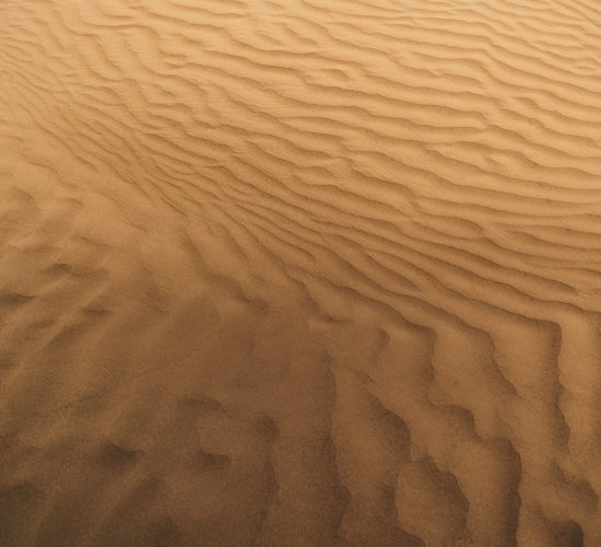 An abstract photograph of a sand dune in The Great Sandhills, Saskatchewan